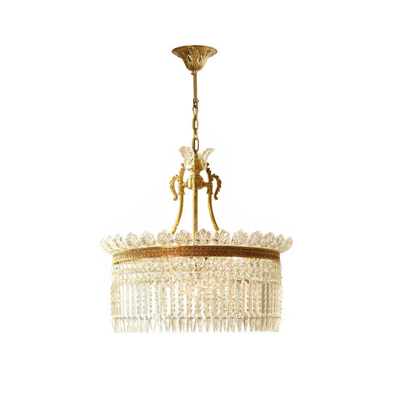 Xelra Lustre en Laiton & Cristal