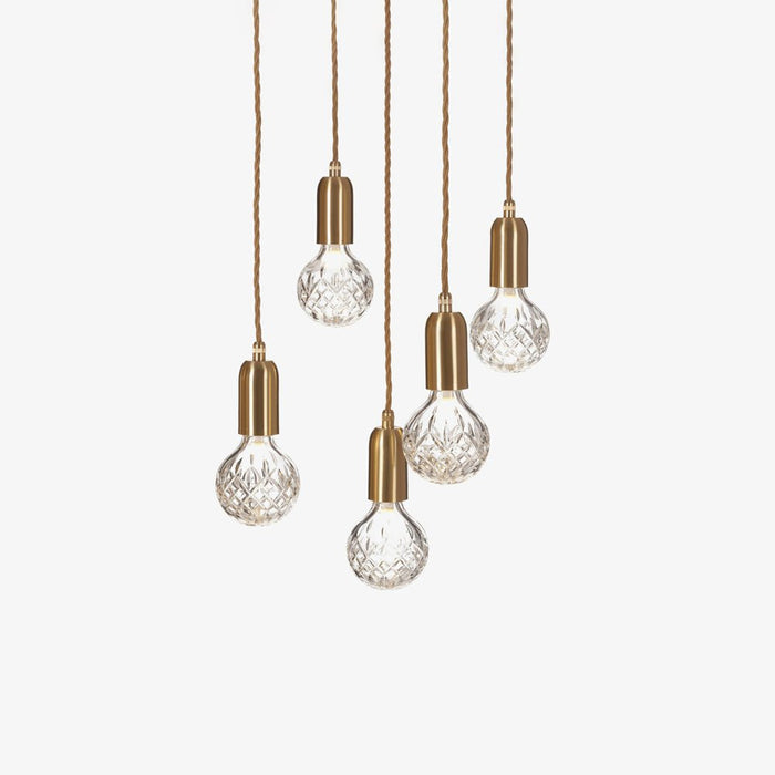 Vireo Lampe Suspendue Ampoule en Cristal