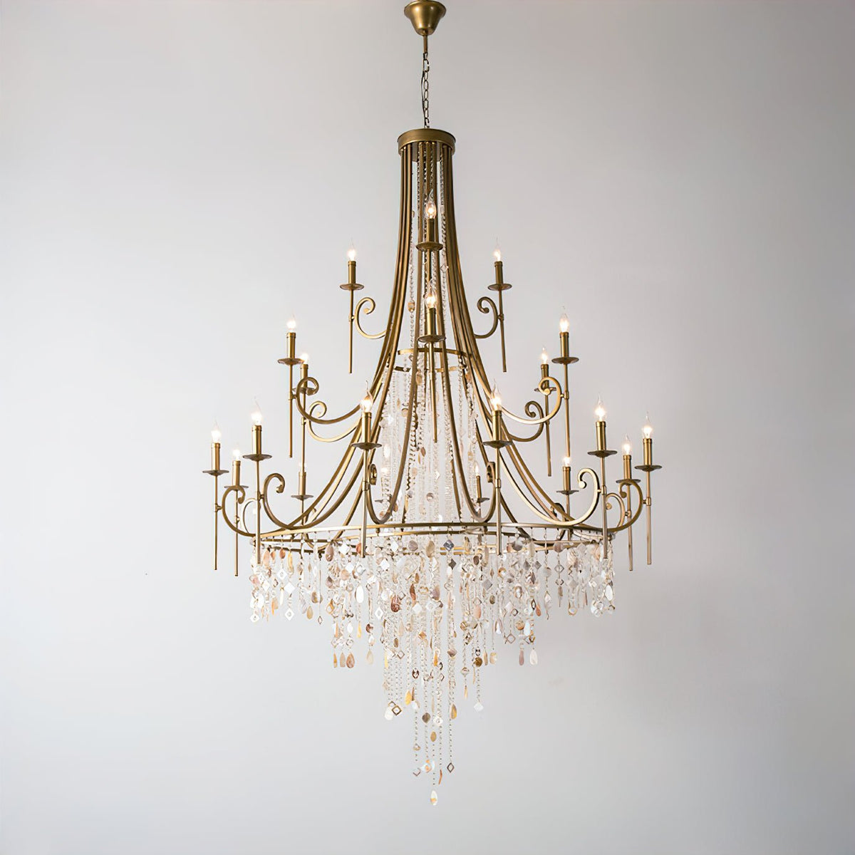 Errina Lustre Postmoderne Luxe Coquille Cristal