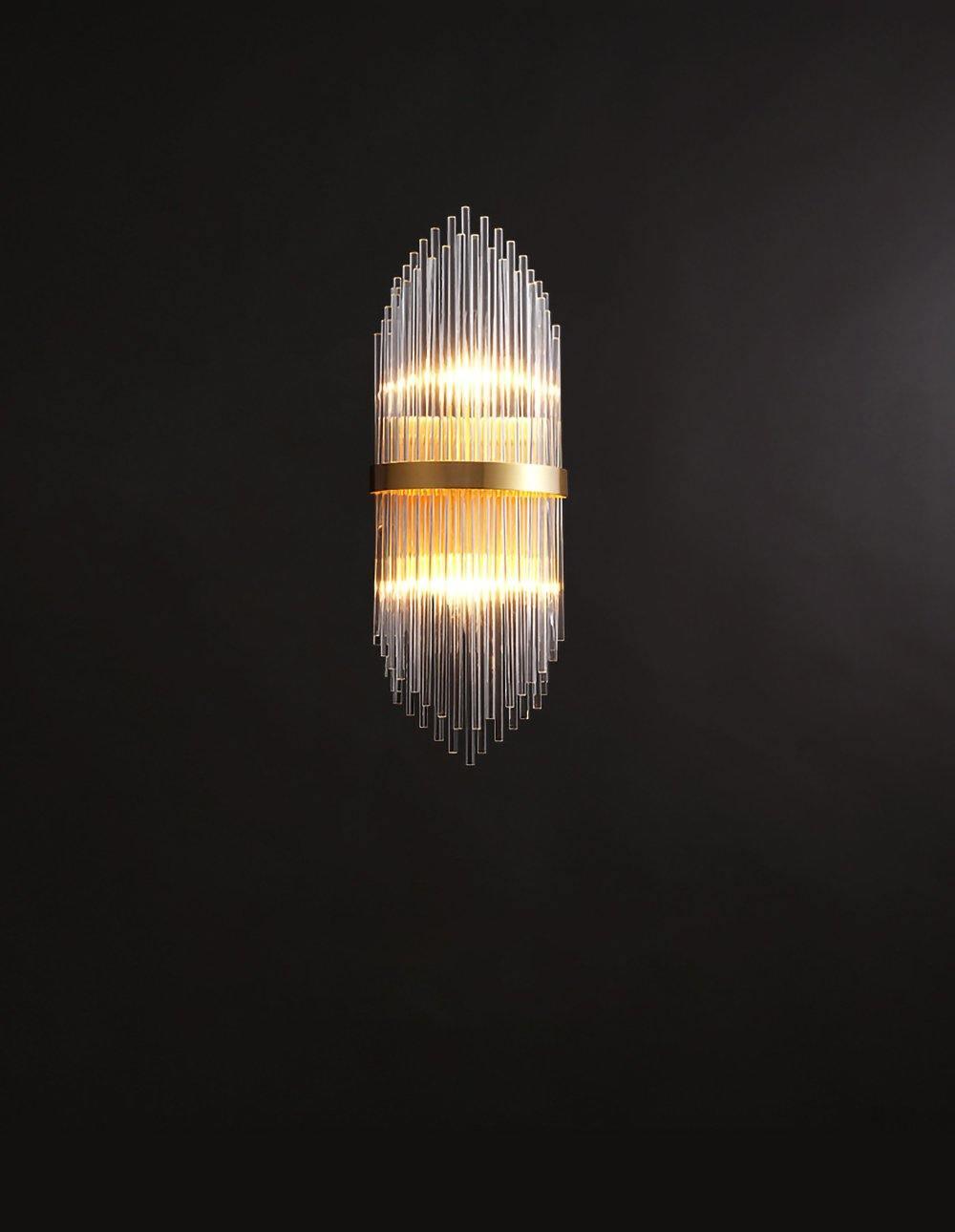 Ildorel Applique Murale en Cristal Postmoderne de Luxe