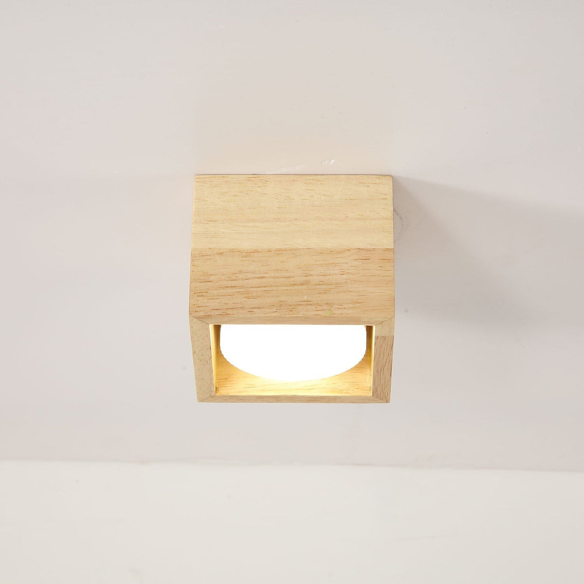 Eliza Minimaliste Bois Plafonnier Lumière