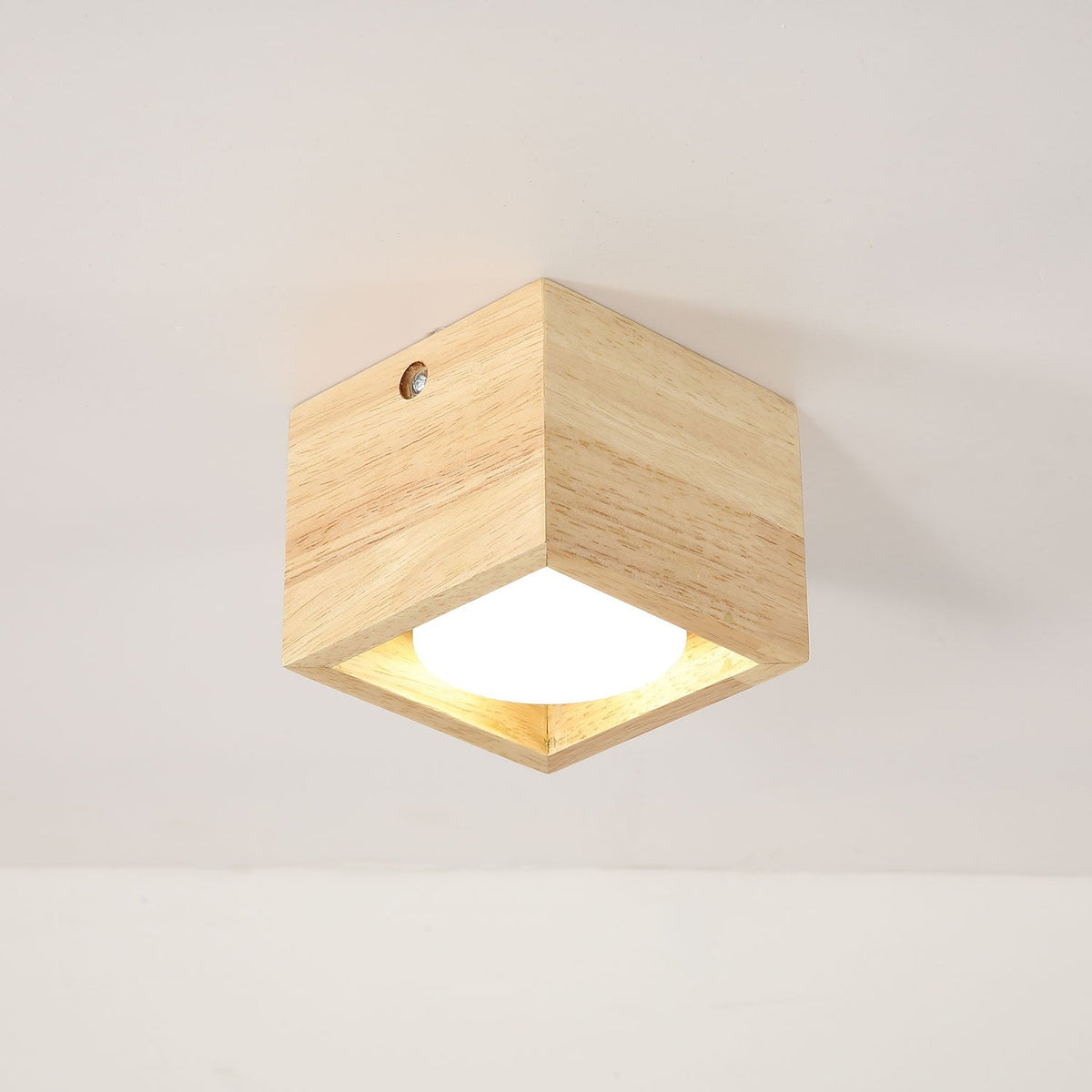 Eliza Minimaliste Bois Plafonnier Lumière