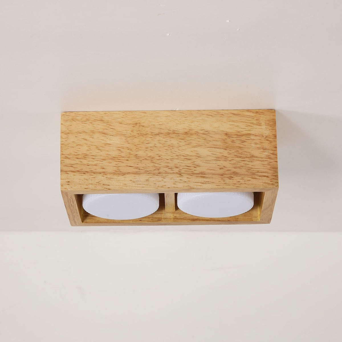 Eliza Minimaliste Bois Plafonnier Lumière