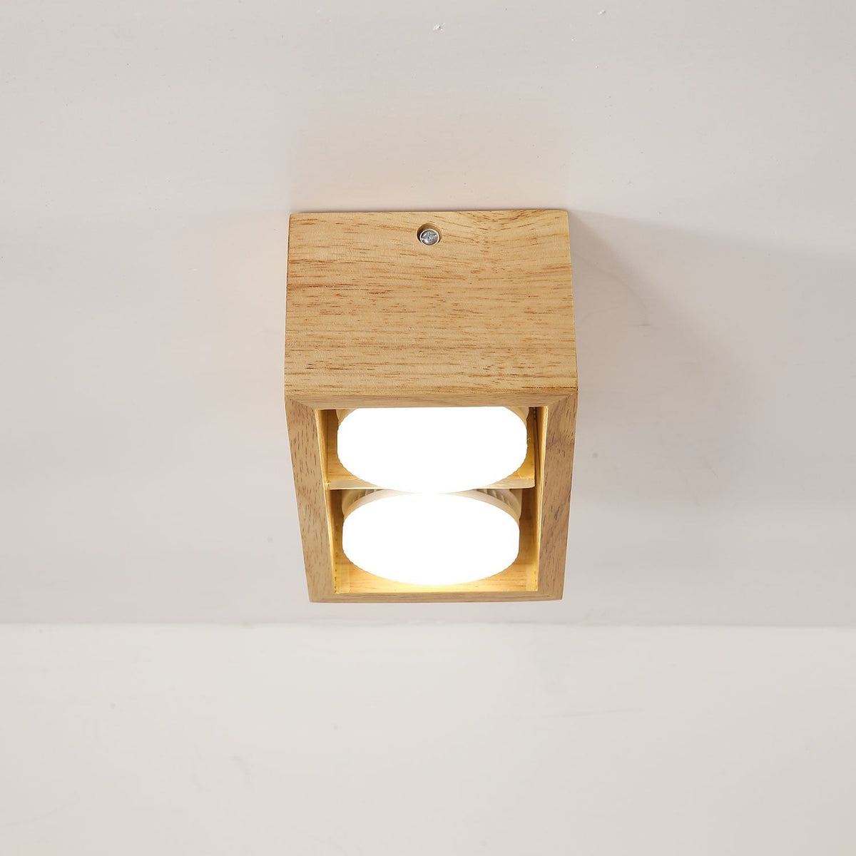 Eliza Minimaliste Bois Plafonnier Lumière