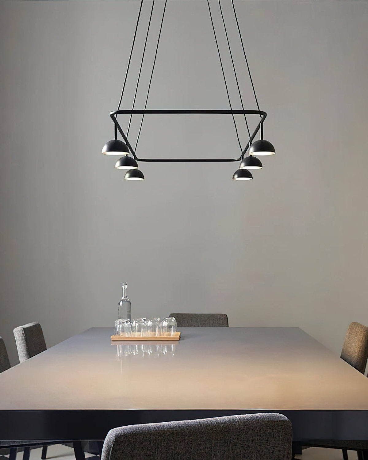 Aurora Lustre LED Élégant