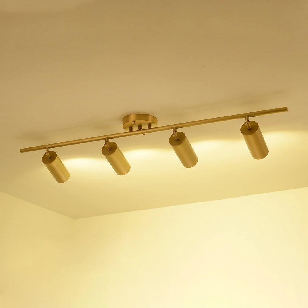 Cacaryra Plafonnier Moderne Minimaliste en Laiton