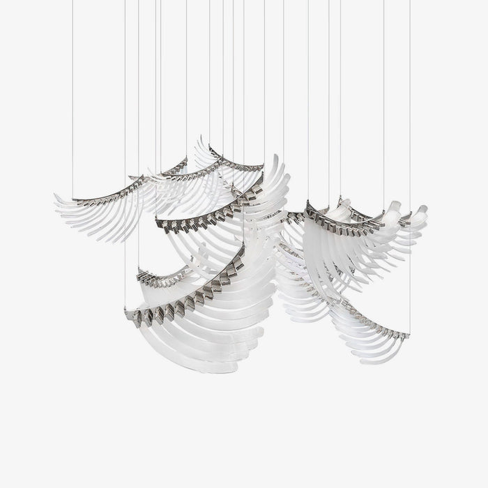 Eurrinia Verre Aile Groupe Lustre