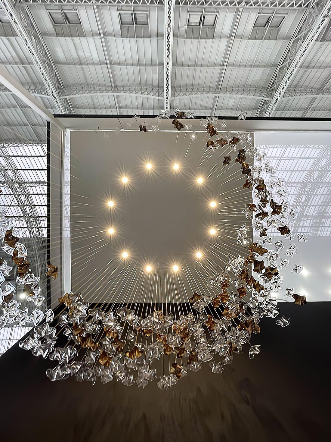Cezorisra Lustre Linéaire en Laiton de Luxe