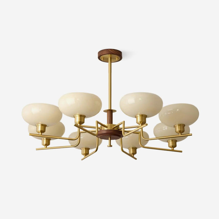 Nova Lustre Moderne Bois Laiton