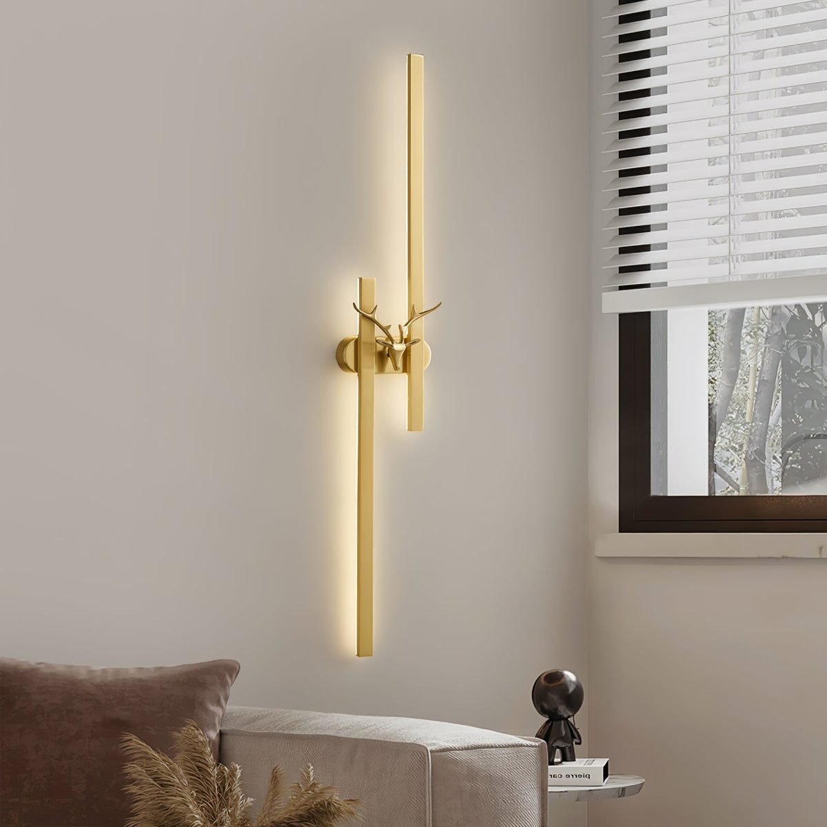Vavinisra Classique Cerf Laiton Applique