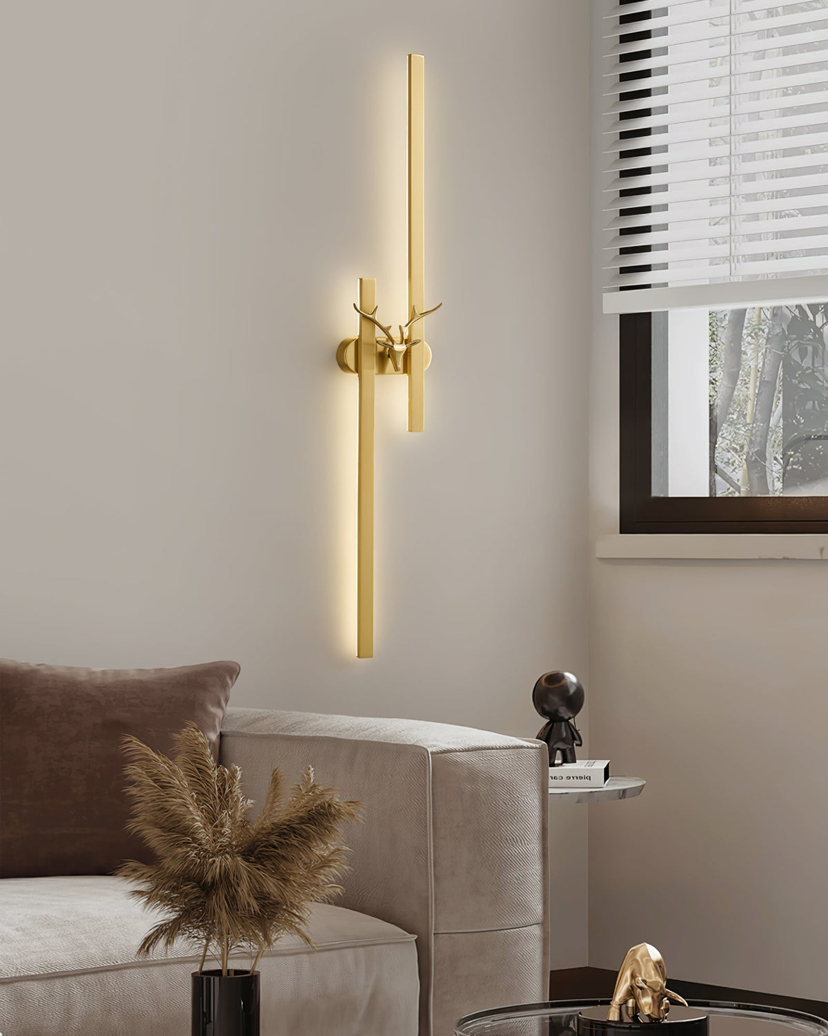 Vavinisra Classique Cerf Laiton Applique