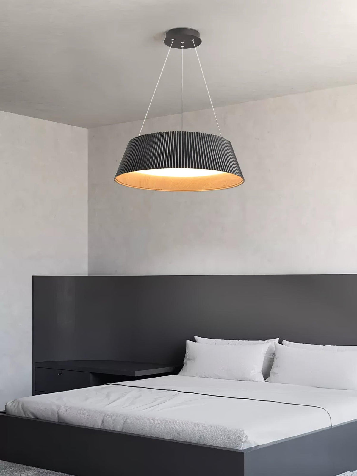 Delta Lampe Suspendue Profil Bas Bois Intérieur