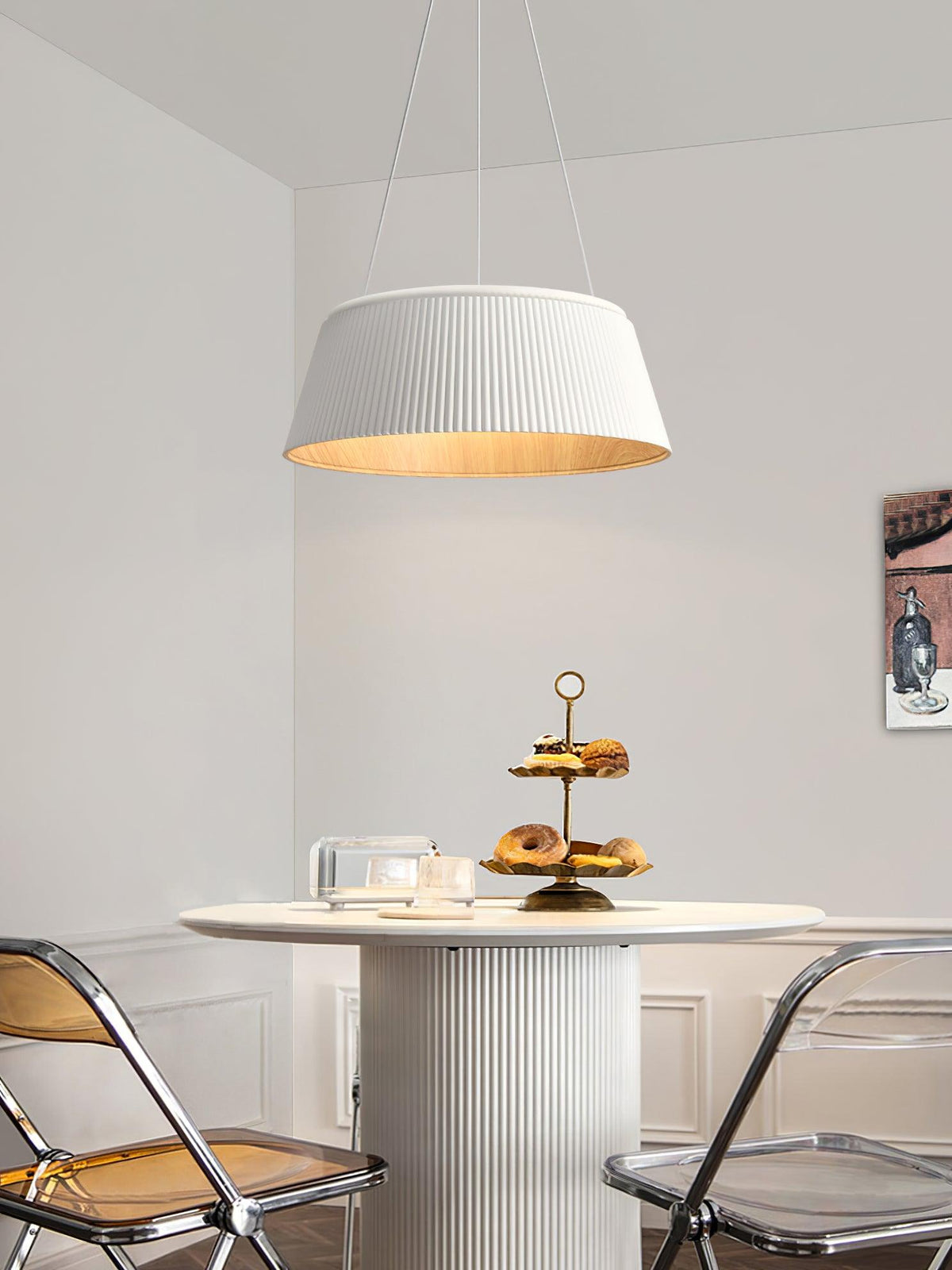 Delta Lampe Suspendue Profil Bas Bois Intérieur