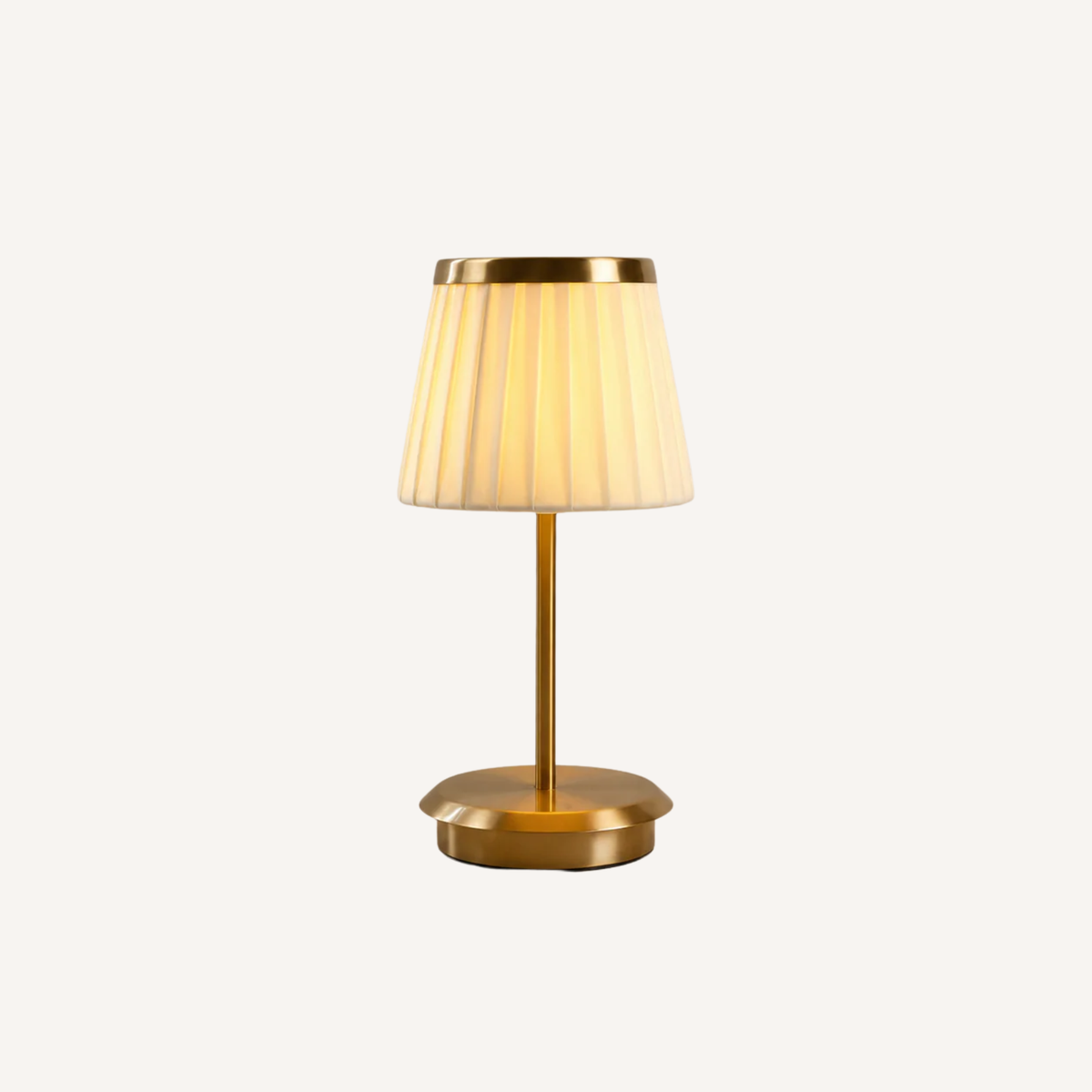 Lampe de Table à Abat-Jour Plissé – Dorélia