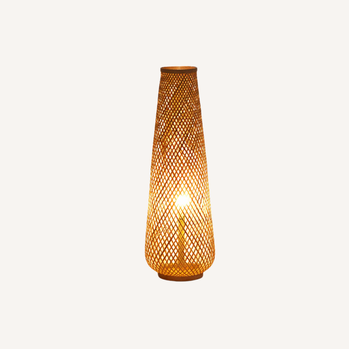 Lampadaire Tressé en Rotin – Doriro