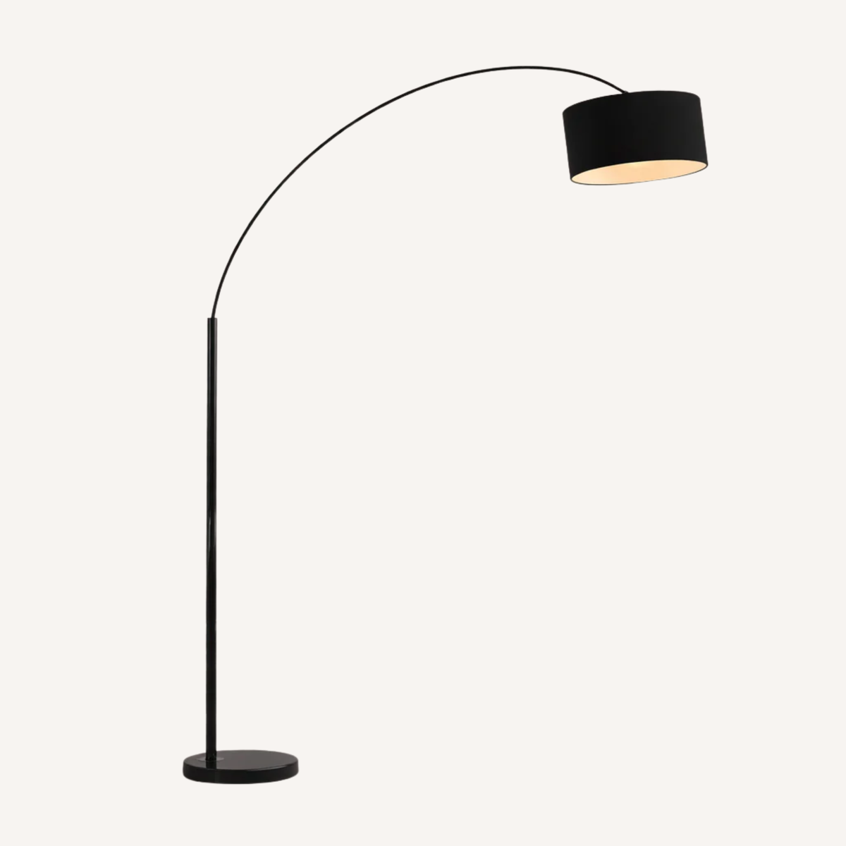 Lampadaire Arc avec Abat-Jour Cylindrique