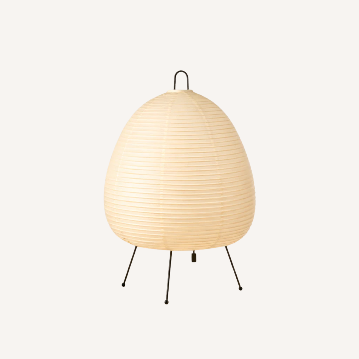 Lampe de Table en Papier Plissé Style Japandi - Sérune