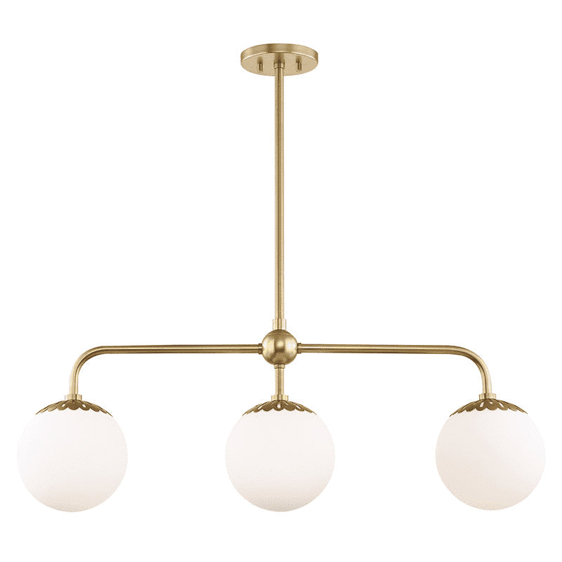Yare Suspension Globe Chrome Verre Minimaliste Moderne