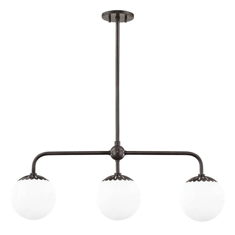 Yare Suspension Globe Chrome Verre Minimaliste Moderne