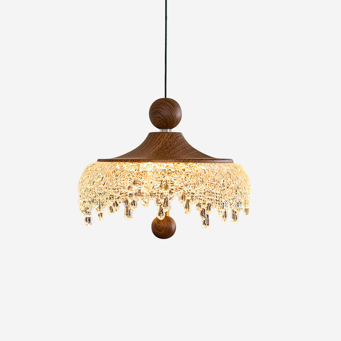 Dewdrop Suspension Élégance Cristalline Rustique