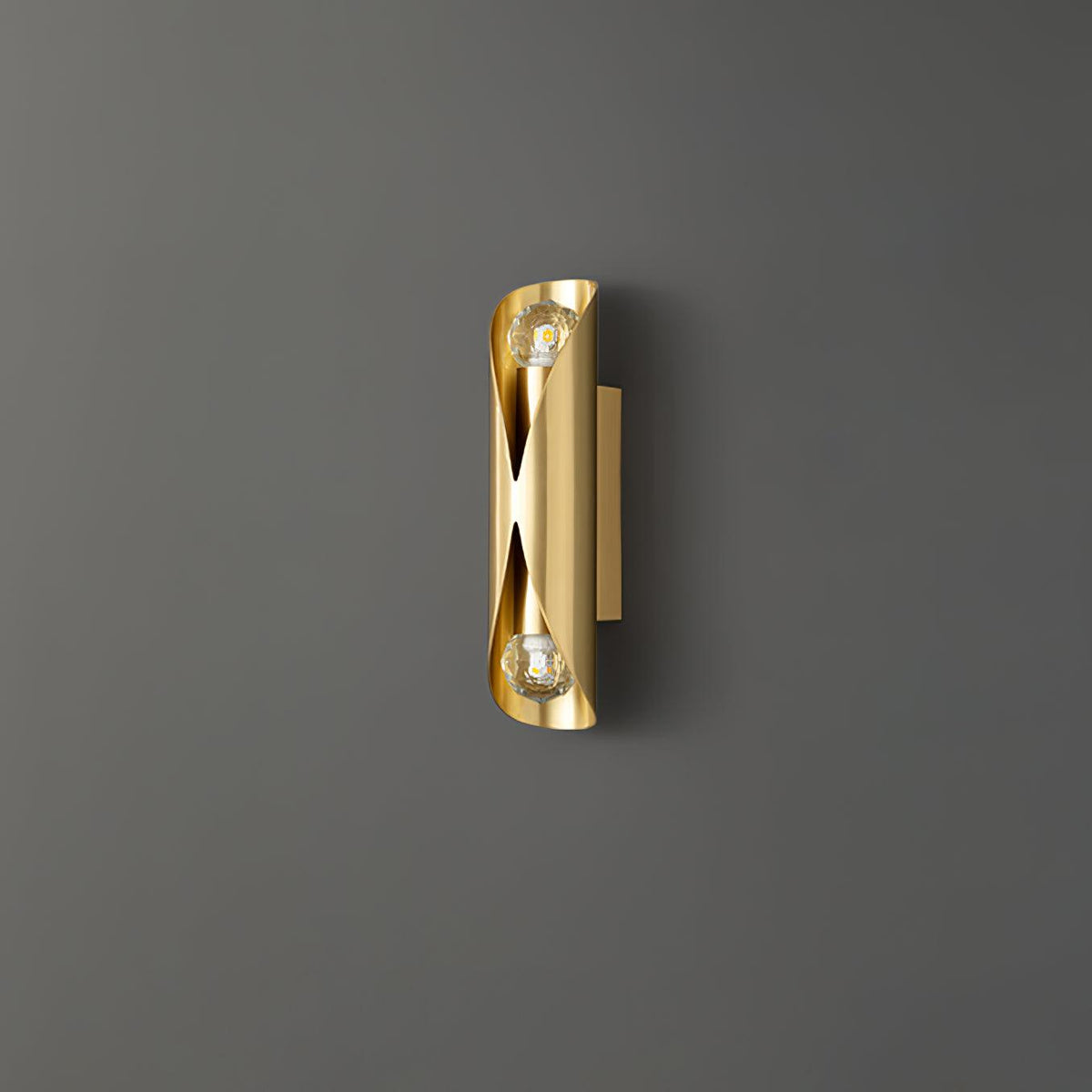 Avynila Applique Murale Diamants Laiton Moderne