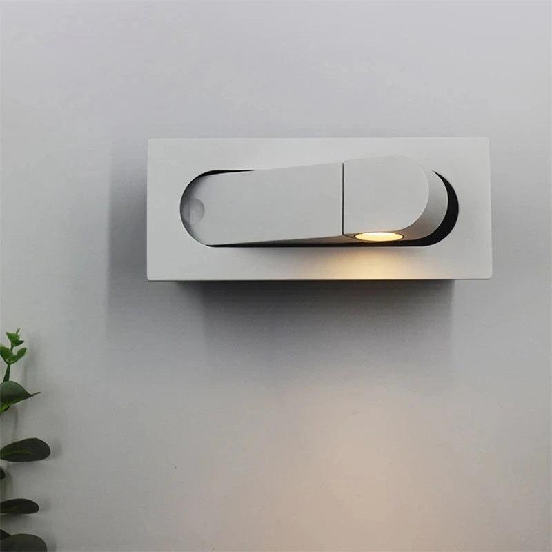 Duvin Applique Murale LED Noire Réglable