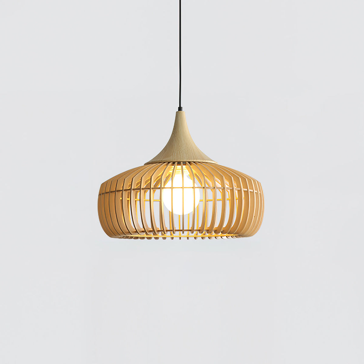 Zivora Suspension Bambou Rattan Naturel
