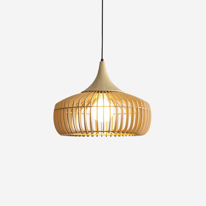 Zivora Suspension Bambou Rattan Naturel
