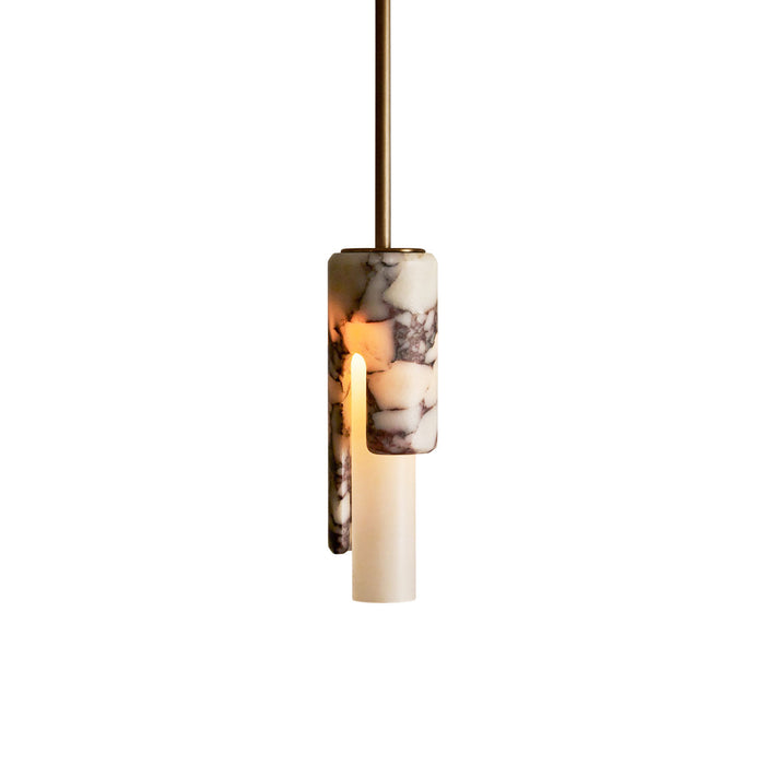 Elix Suspension Marbre Verre Moderne Salon