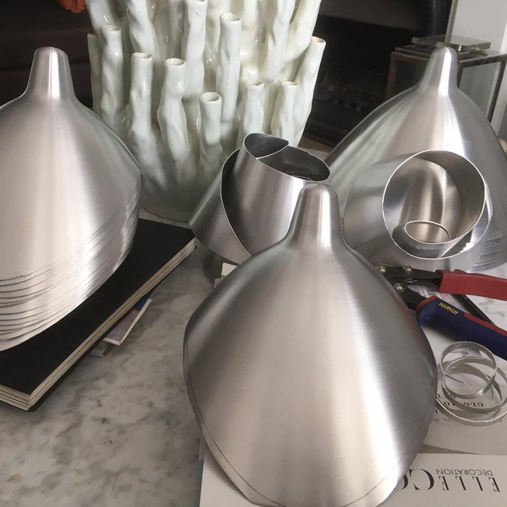 Solara Plafonnier Trois Bras Noir Sculptural