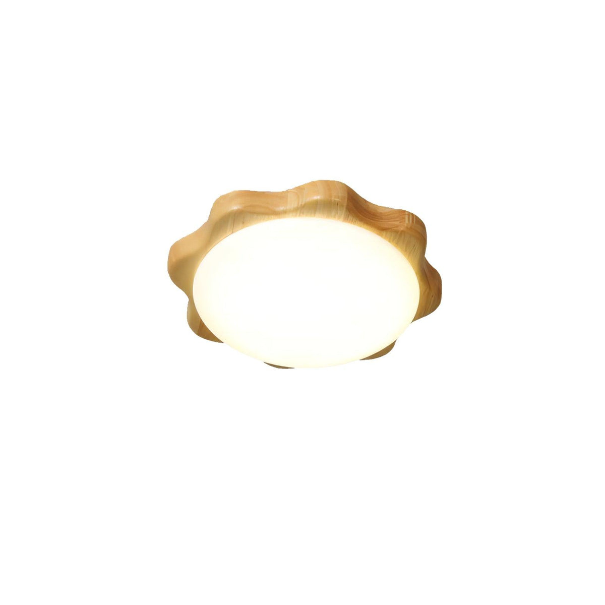 Myshae Plafonnier Tambour Bois Minimaliste