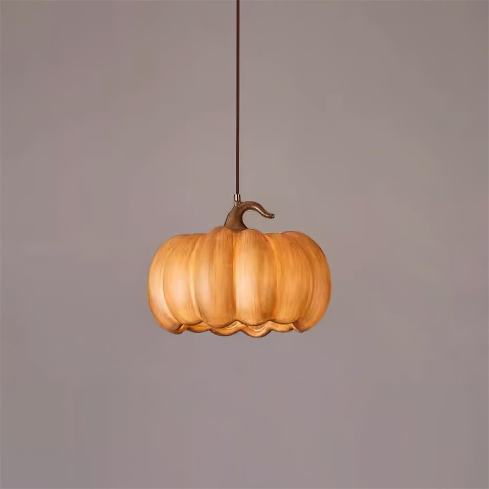 Duzy Pumpkin Lampe Suspendue Résine Vintage Japonaise
