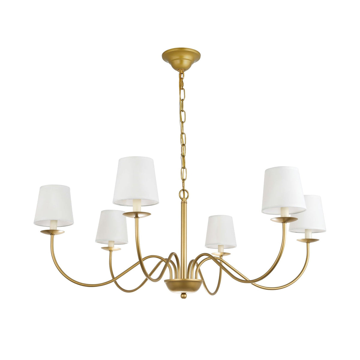 Amble Lustre Laiton Tissu Vintage Industriel