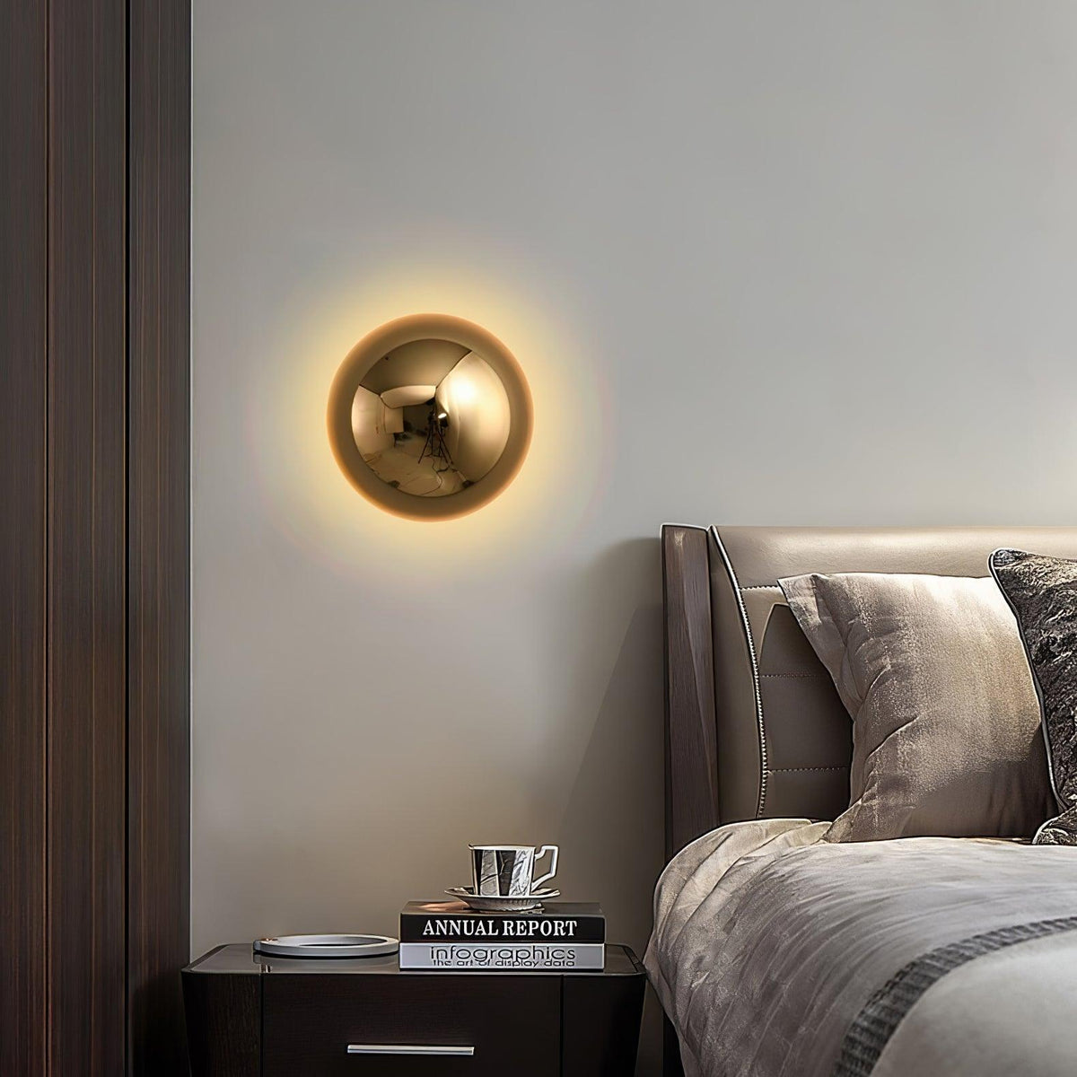 Louisa Applique Murale Moderne Minimaliste Sphère Sconce