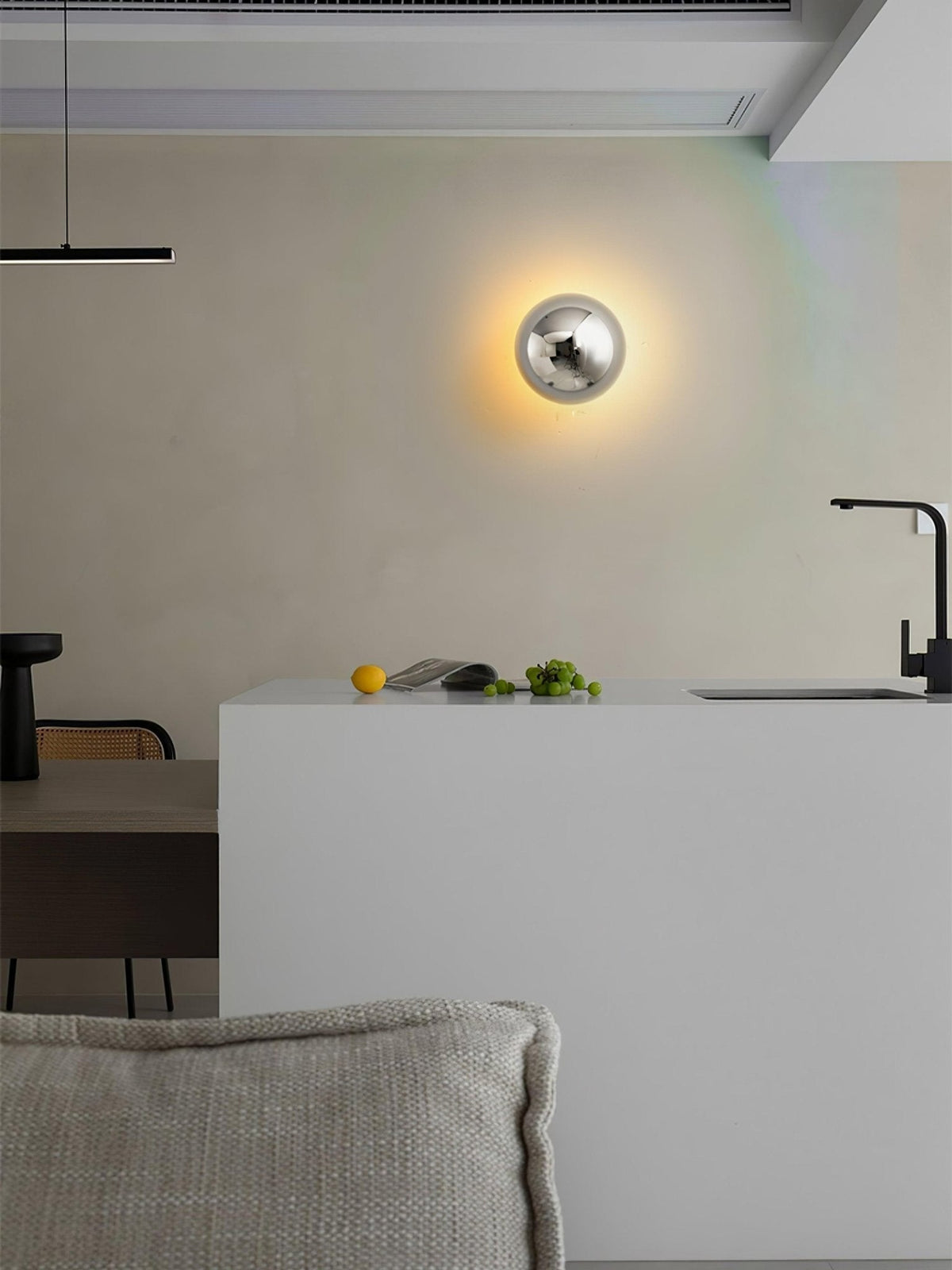 Louisa Applique Murale Moderne Minimaliste Sphère Sconce