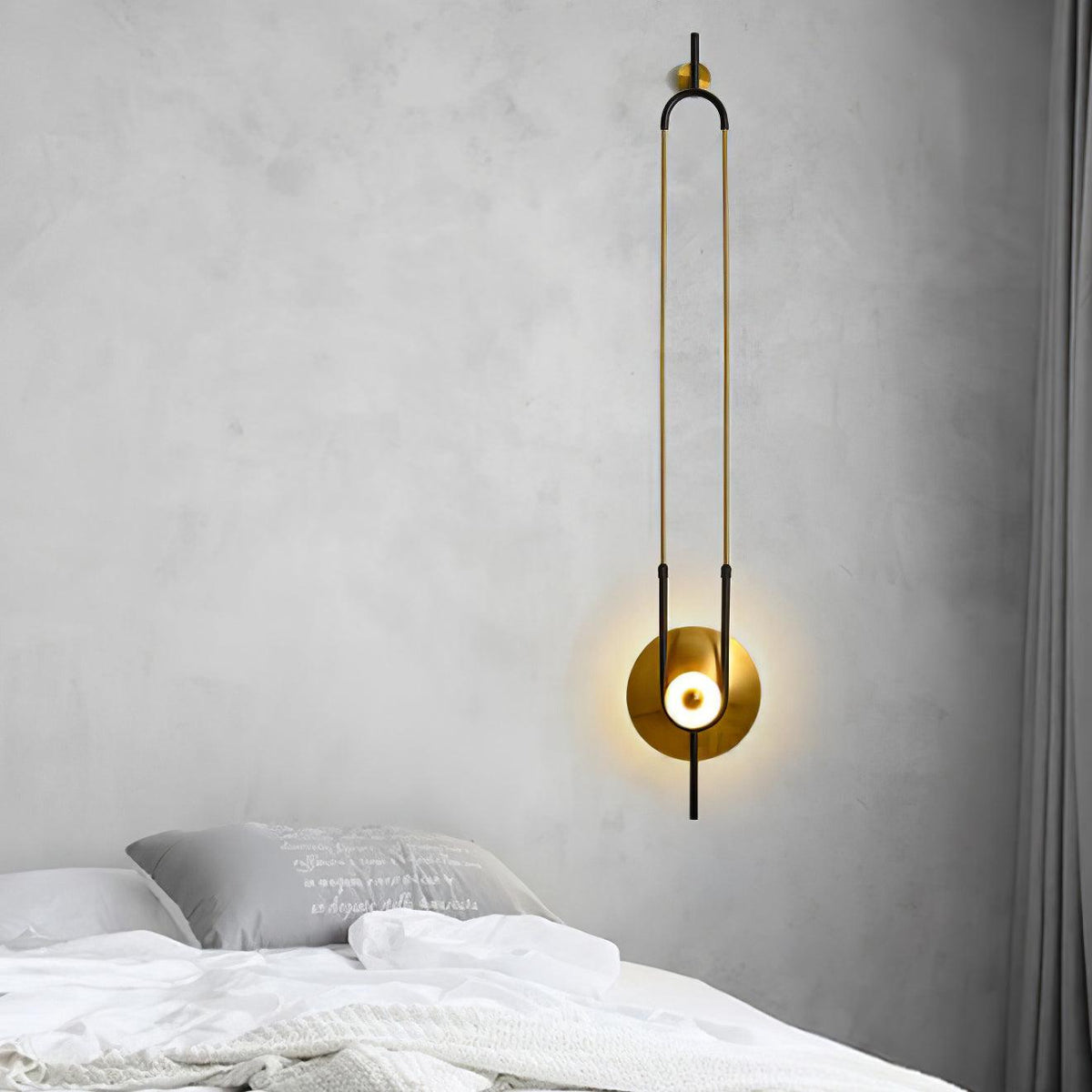 Ivory Lampe Murale Anneau Moderne en Marbre