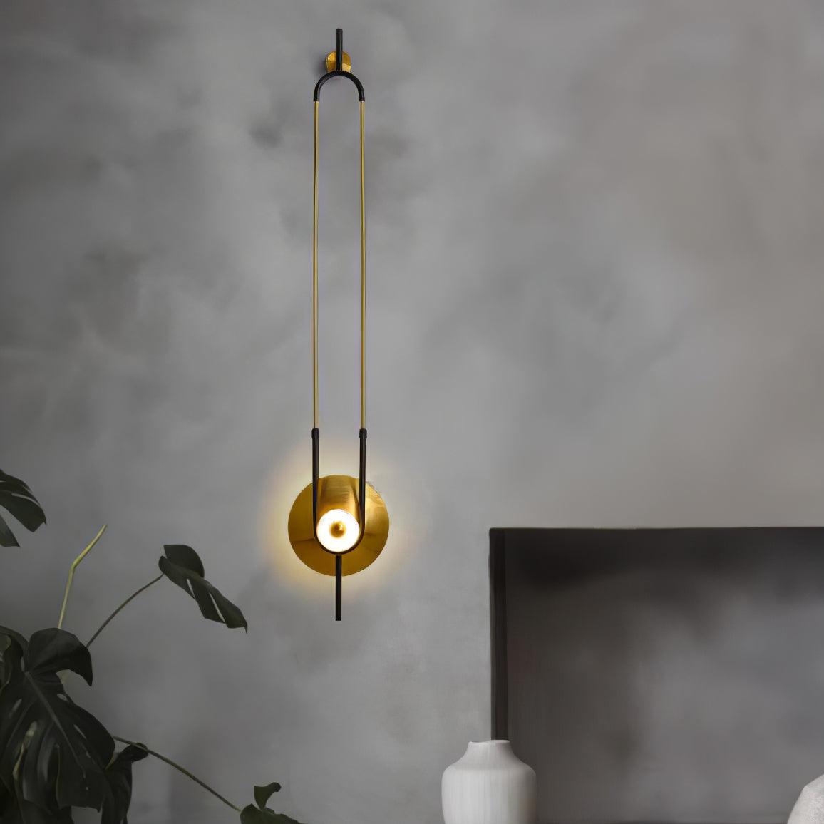 Ivory Lampe Murale Anneau Moderne en Marbre