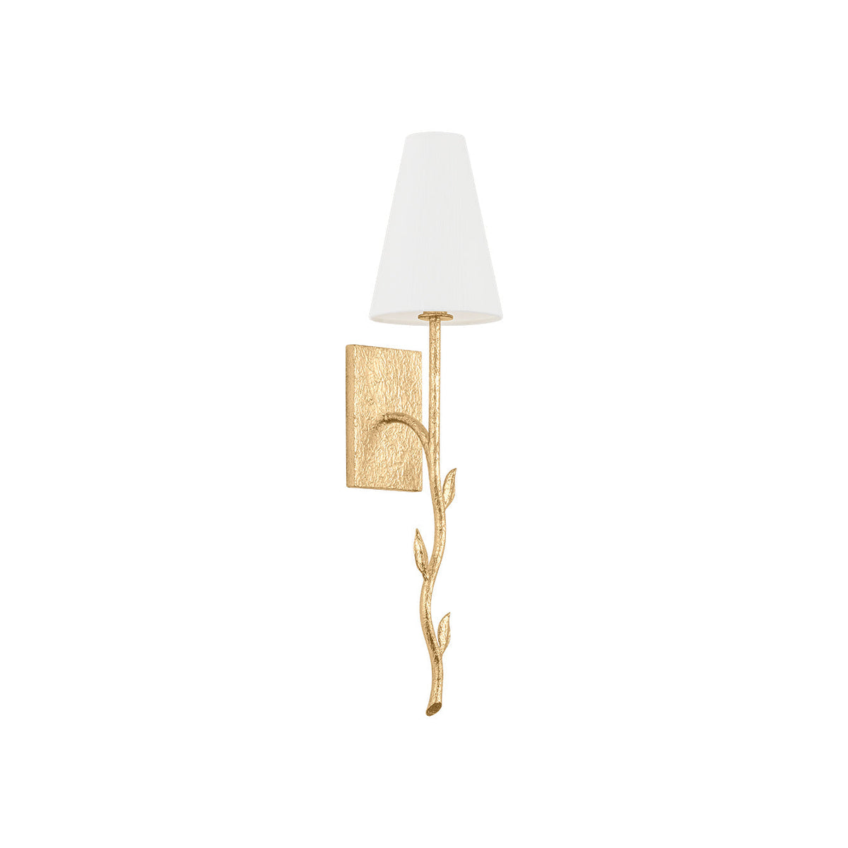 Petal Applique Murale Laiton Tissu Créative