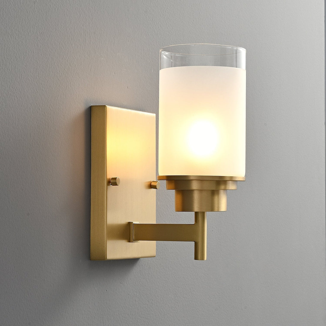 Myvele Applique Murale Verre Laiton Vintage Élégance