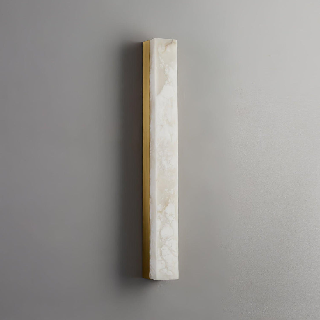 Quill Applique Murale Laiton Albâtre Minimaliste