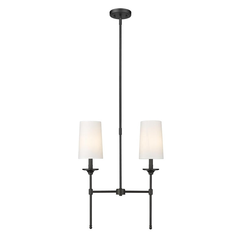 Verinyra Lustre Linéaire Laiton Tissu Vintage Industriel