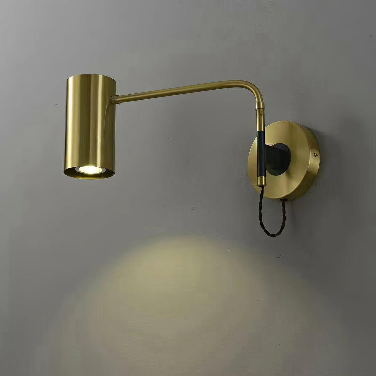 Zarase Lampe Murale Industrielle en Acier
