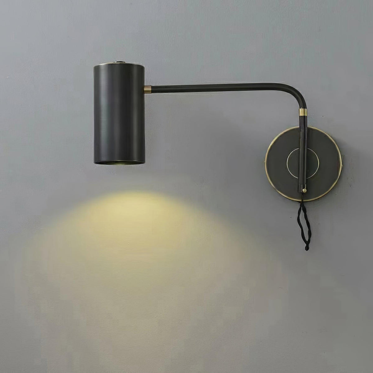 Zarase Lampe Murale Industrielle en Acier