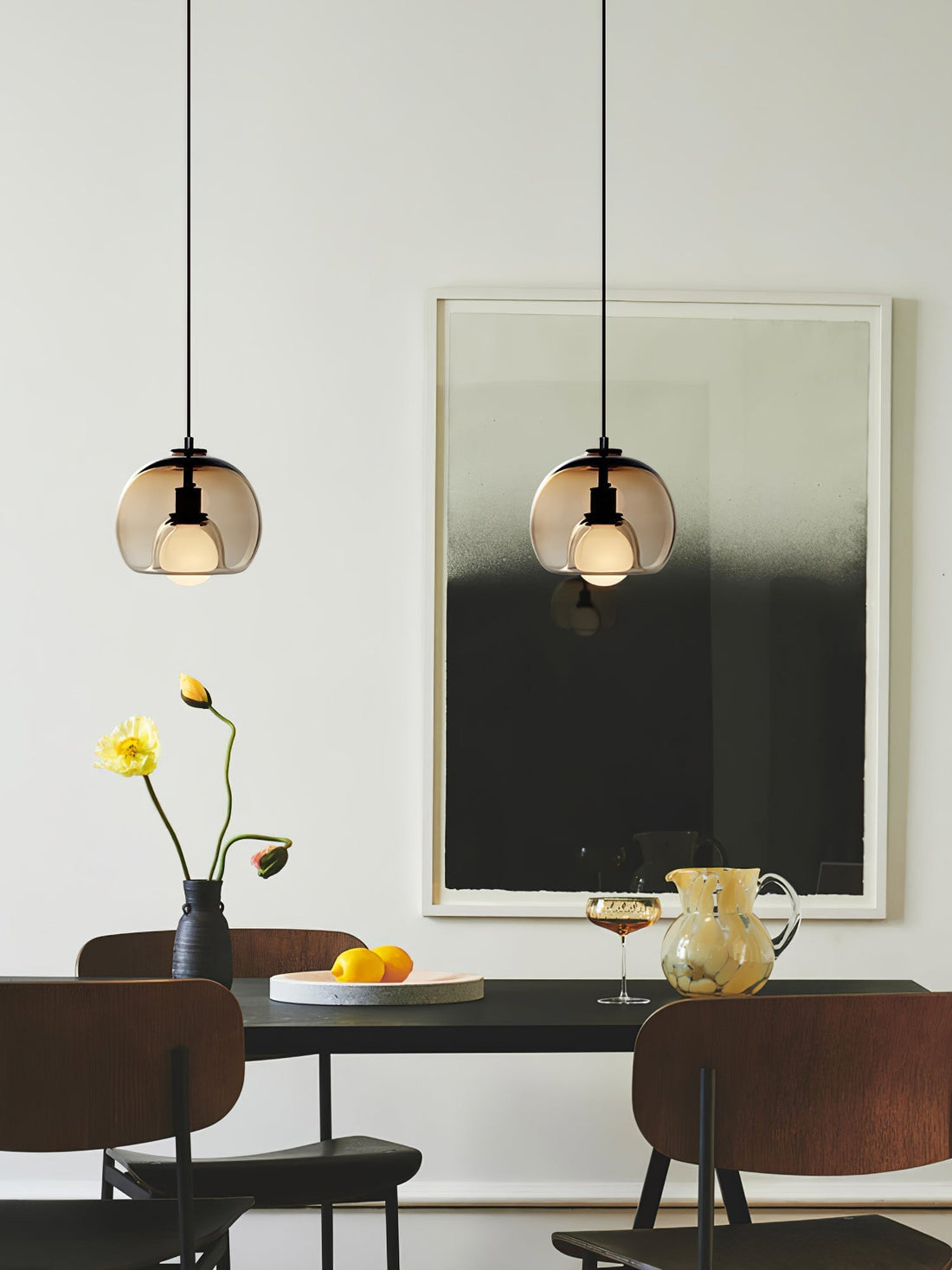 Neritha Suspension Contemporaine en Verre
