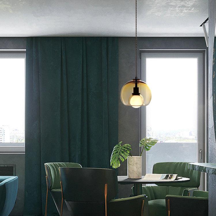 Neritha Suspension Contemporaine en Verre