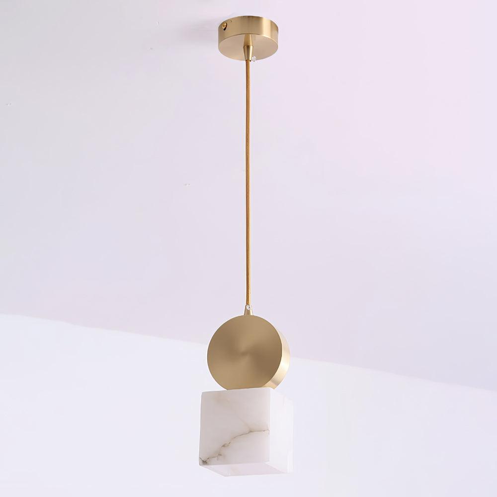 Lyrindis Cylindre Albâtre Pendentif Lumière