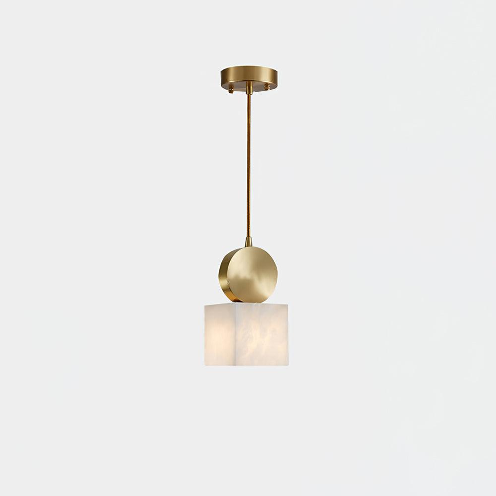 Lyrindis Cylindre Albâtre Pendentif Lumière