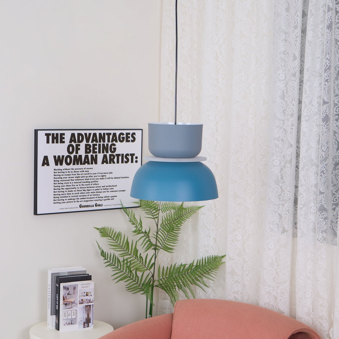 Vespece Suspension Minimaliste en Acrylique