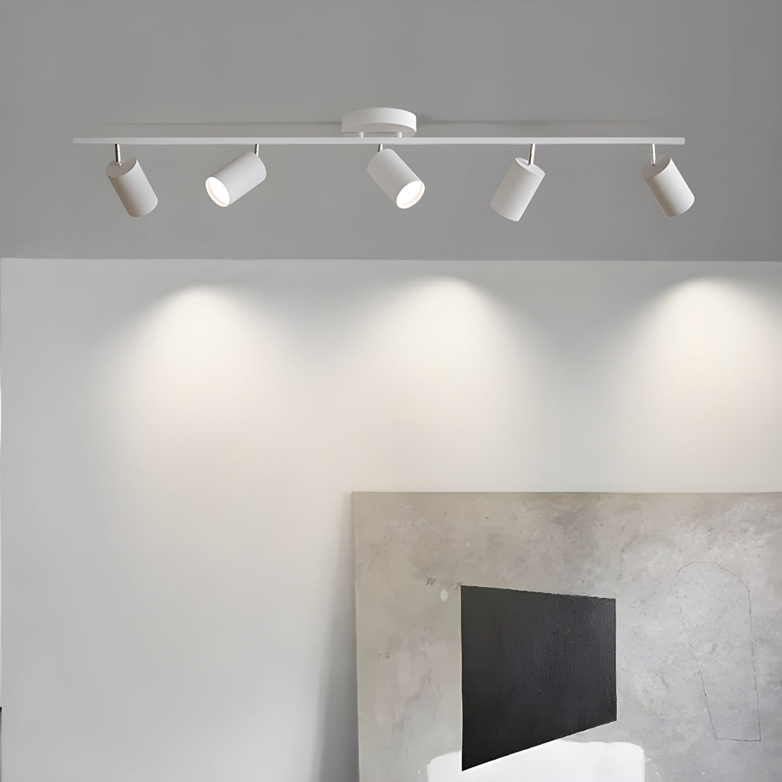 Quadra Plafonnier Contemporain en Aluminium