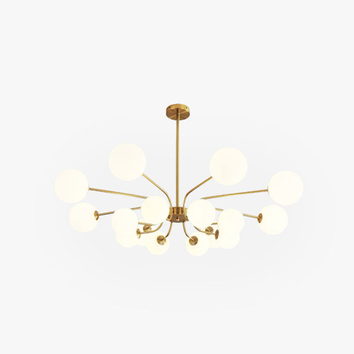 Valentina Moderne LED Lustre Chromé/Or Salon/Chambre À Coucher